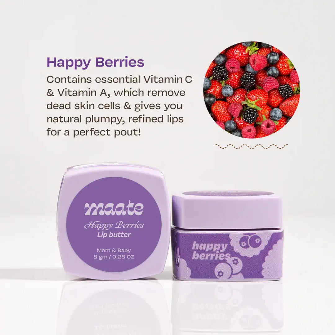 Maate Happy Beries Lip Butter (8gm)