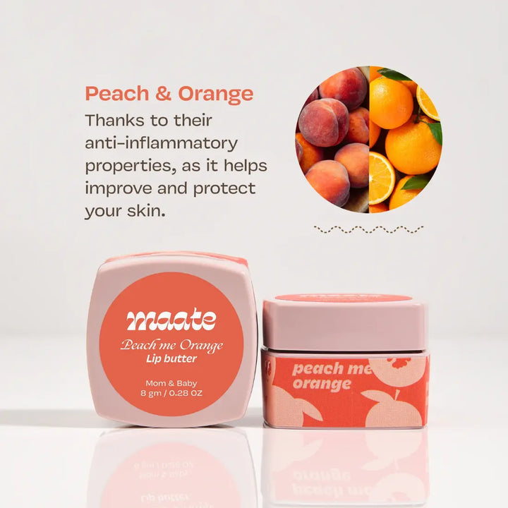 Maate Peach me Orange Lip Butter (8gm)