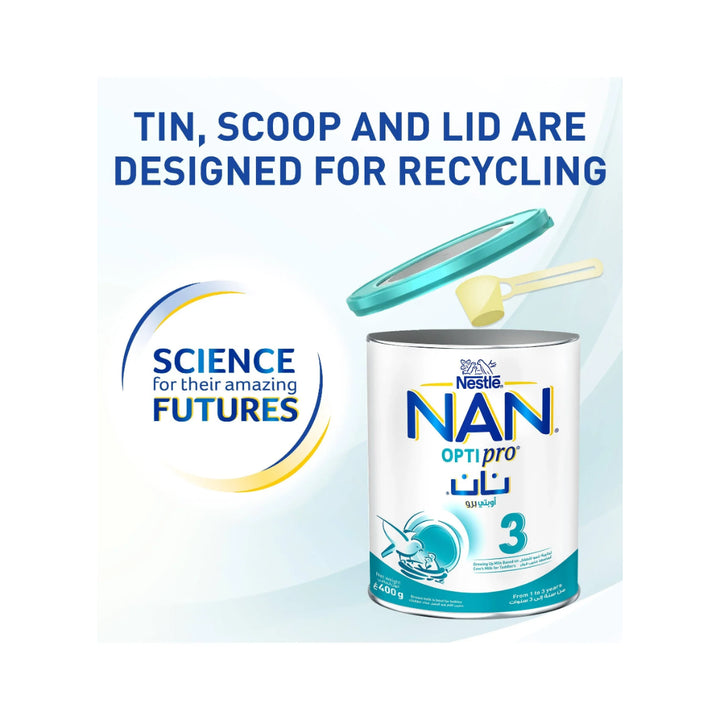Nestlé NAN OPTIpro 3 Growing Up Milk (1-3 Years) (400g)