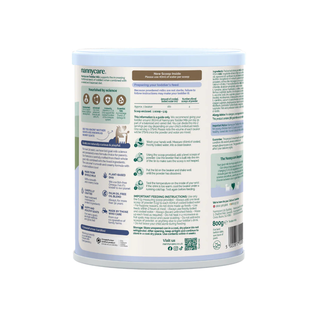 Nannycare Goat Stage 3 Toddler Milk (1-3 Years) (800g)