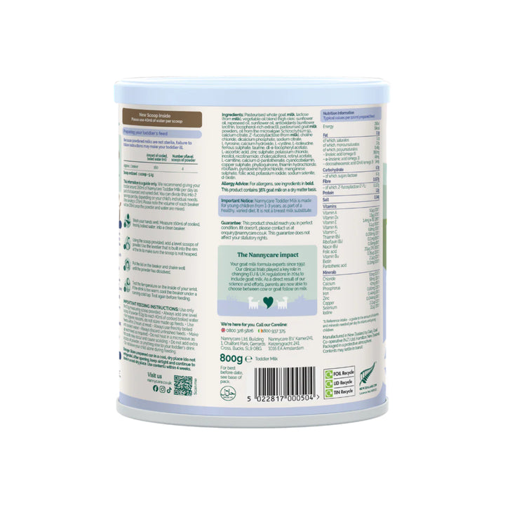 Nannycare Goat Stage 3 Toddler Milk (1-3 Years) (800g)