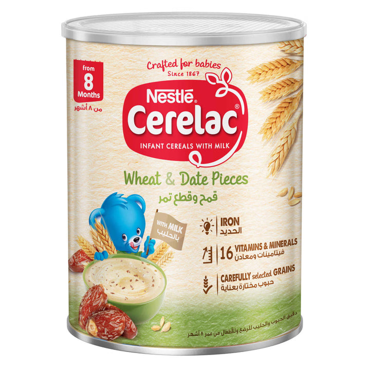 Nestlé Cerelac Wheat &amp; Date Pieces (8+ Months) (400g)