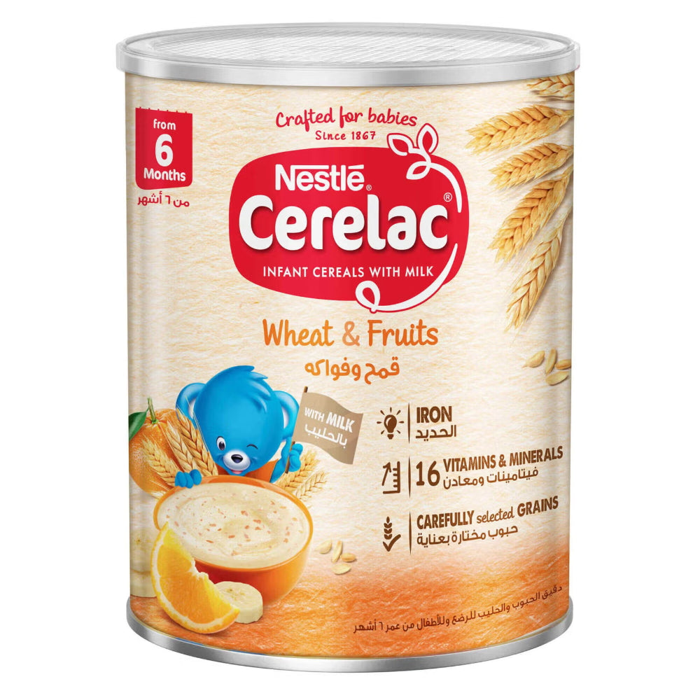 Nestlé Cerelac Wheat &amp; Fruits (6+ Months) (400g)