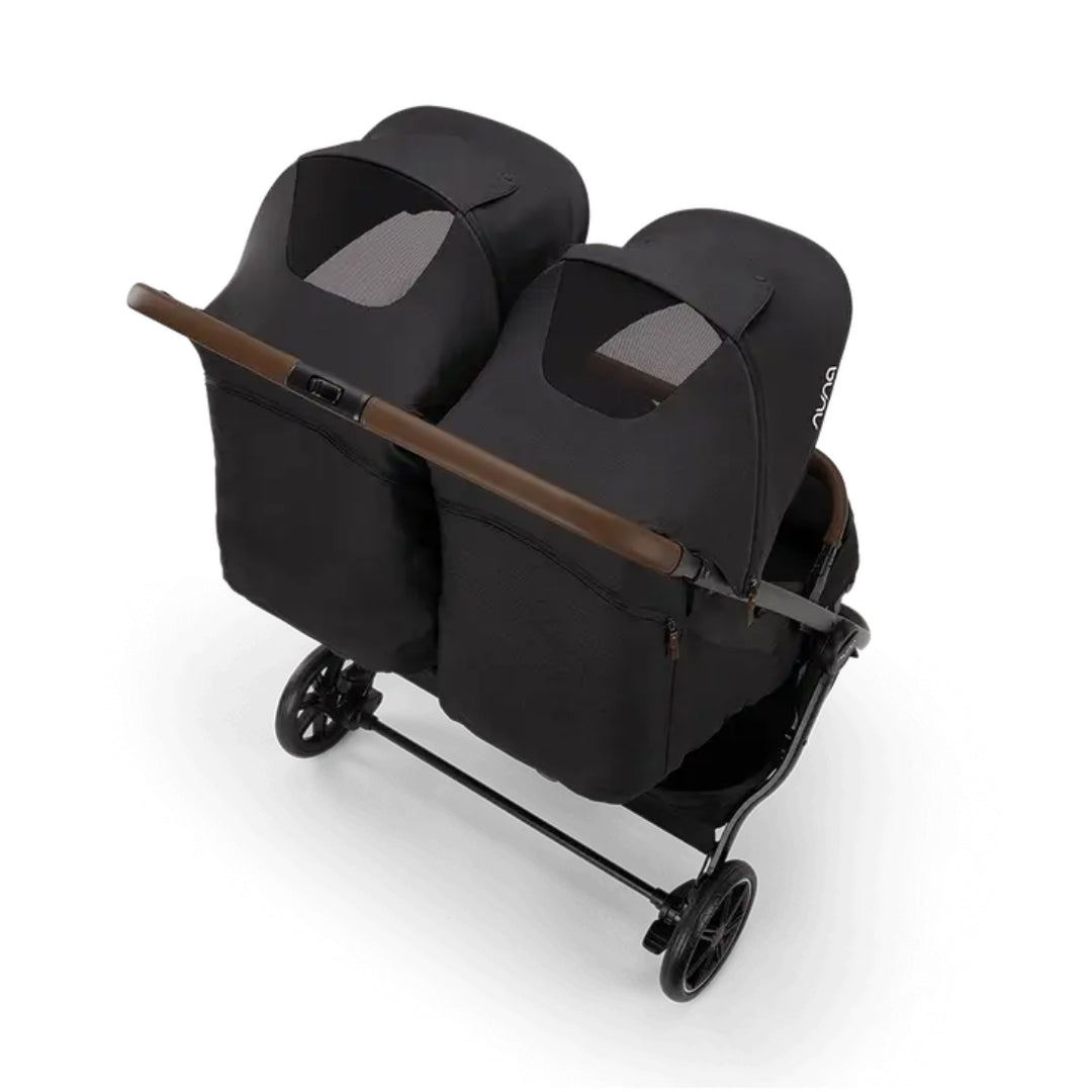 Nuna trvl™ dubl stroller (Caviar)