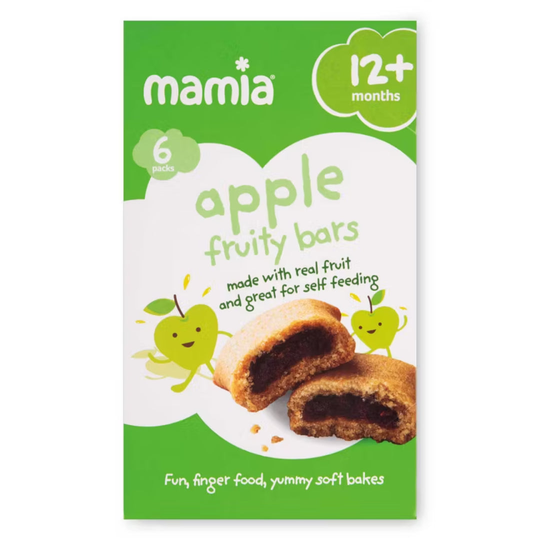 Organic Mamia Fruity Bars Apple (120g) (12m+)
