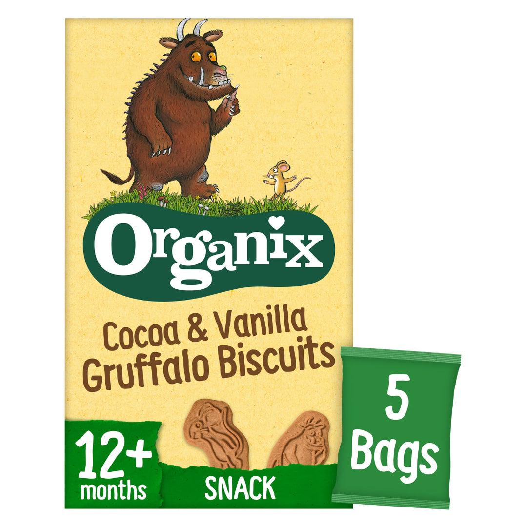 Organix Cocoa & Vanilla Gruffalo Biscuits (100g)