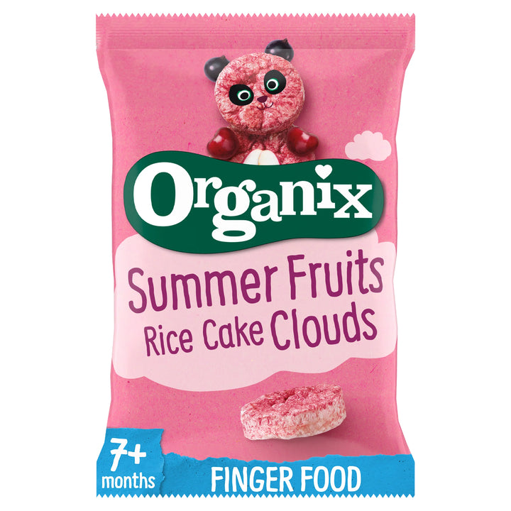 Organix Summer Fruits Rice Cake Clouds (40g)
