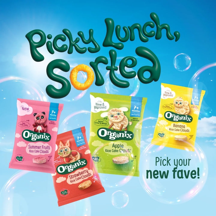 Organix Summer Fruits Rice Cake Clouds (40g)