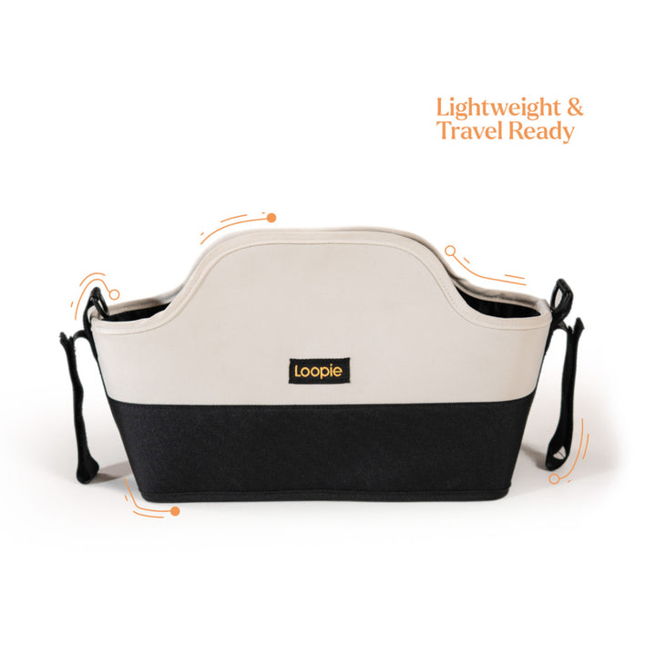 Loopie Organiser Bag | Baby Stroller Organiser Bag | Magnetic Closure | Baby Caddy Bag