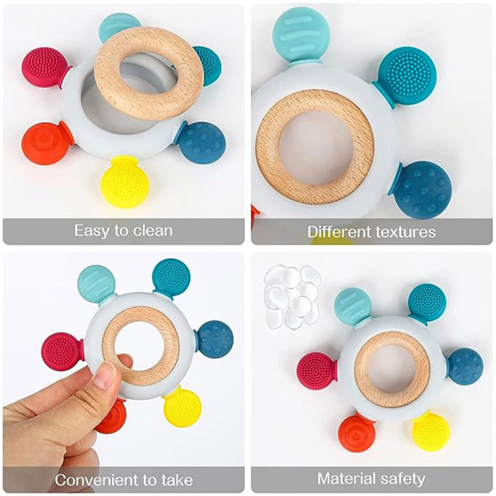 PlayBox Multicolour Flower Teether