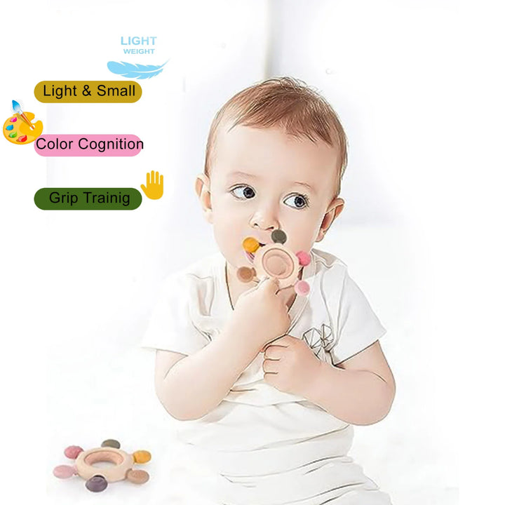 PlayBox Multicolour Flower Teether