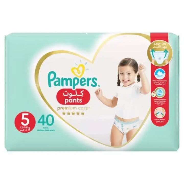 Pampers Premium Care Pants Diapers Size 5 (40 pcs) (12-18KG)