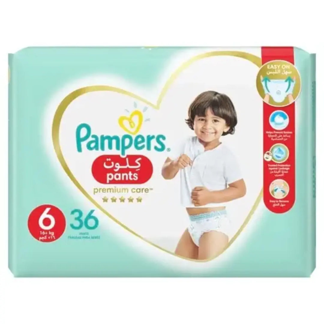 Pampers Premium Care Pants Diapers Size 6 (36 pcs) (16+KG)