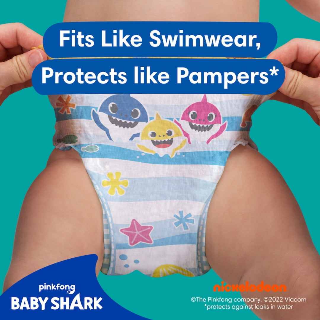 Pampers Splashers Swimming Pants Baby Shark Size 4-5 (11 pcs) (9-15KG)