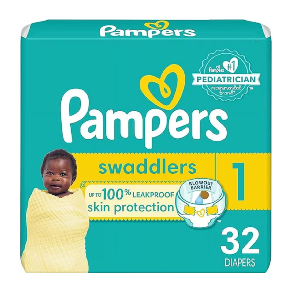 Pampers Swaddlers Taped Diapers Size 1 (32pcs) (4-6KG)