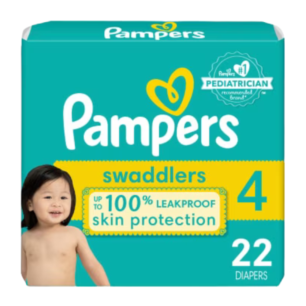 Pampers Swaddlers Taped Diapers Size 4 (22pcs) (7-15KG)