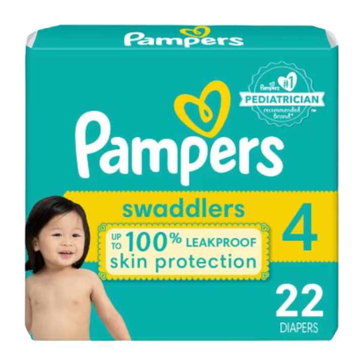 Pampers Swaddlers Taped Diapers Size 4 (22pcs) (7-15KG)