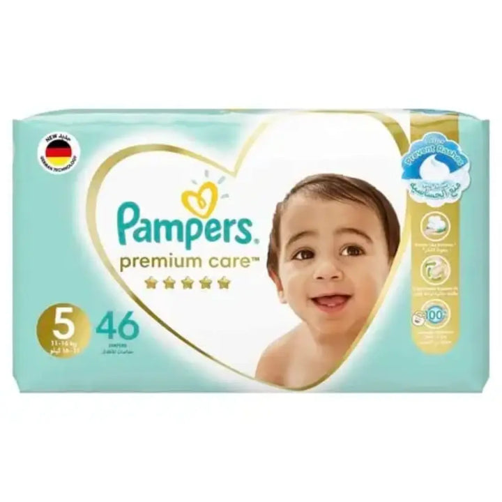 Pampers Premium Care Taped Diapers Size 5 (46 pcs) (11-15KG)