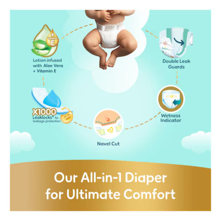 Pampers Ultimate Comfort Taped Diapers Size 2 (46 pcs) (3-8KG)