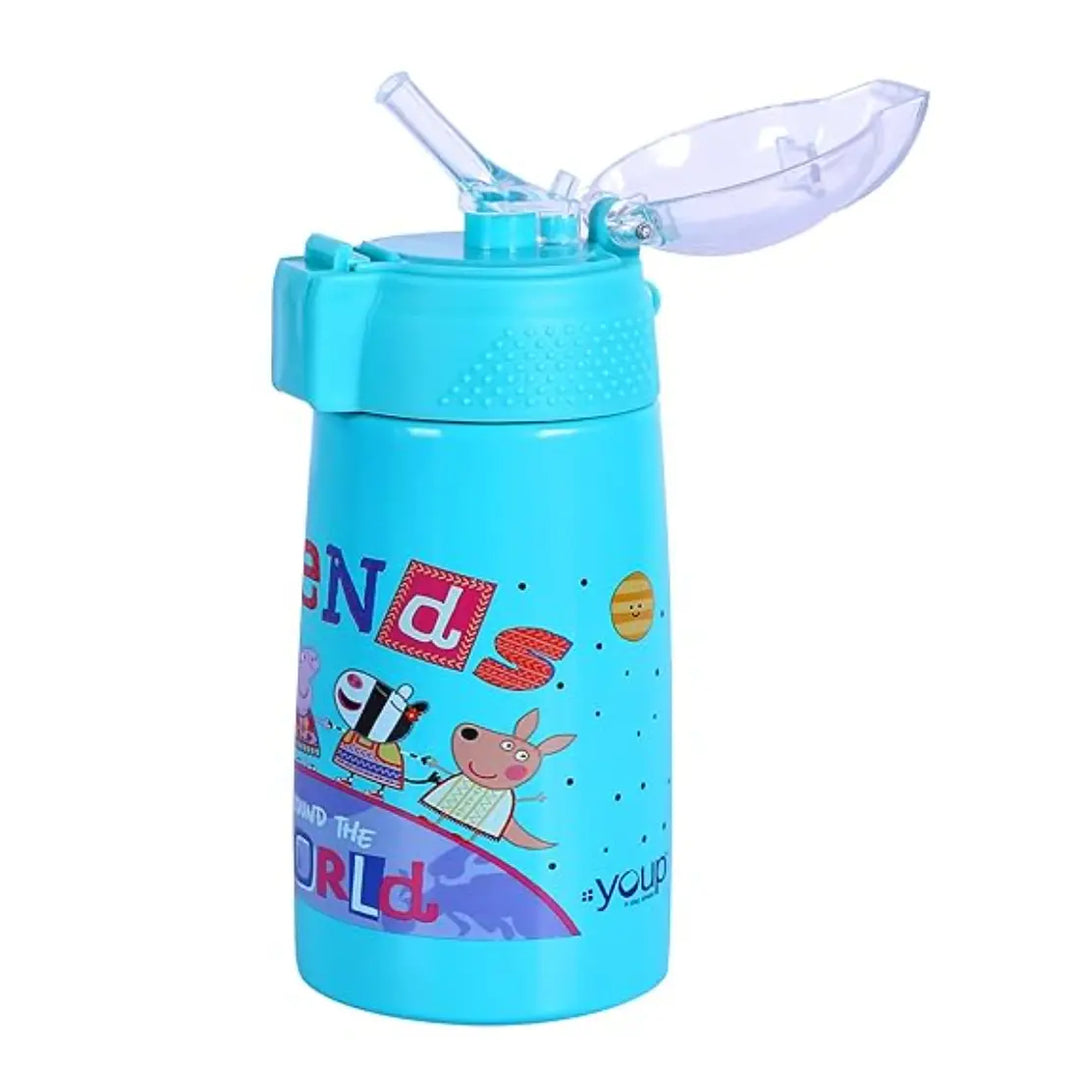 Peppa Pig Stainless Steel Bottle - Zesty (300 ml) - Blue