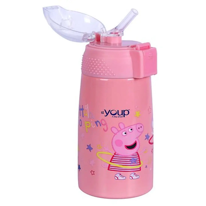 Peppa Pig Stainless Steel Bottle - Zesty (300 ml) - Pink