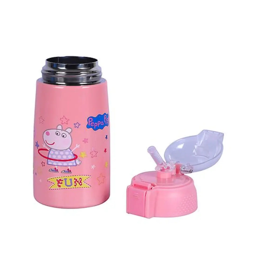 Peppa Pig Stainless Steel Bottle - Zesty (300 ml) - Pink