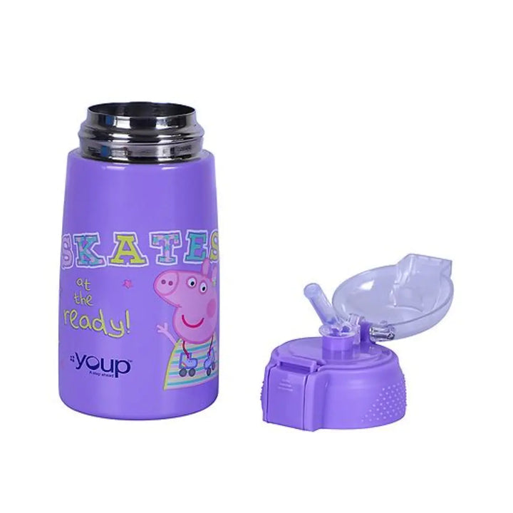 Peppa Pig Stainless Steel Bottle - Zesty (300 ml) - Purple