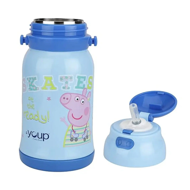 Peppa Pig Stainless Steel Bottle - Chase (450 ml) - Blue