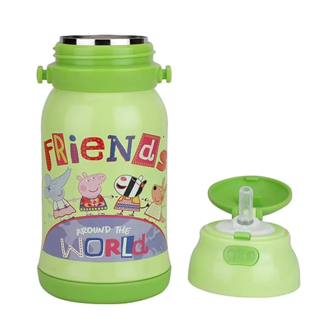 Peppa Pig Stainless Steel Bottle - Chase (450 ml) - Green