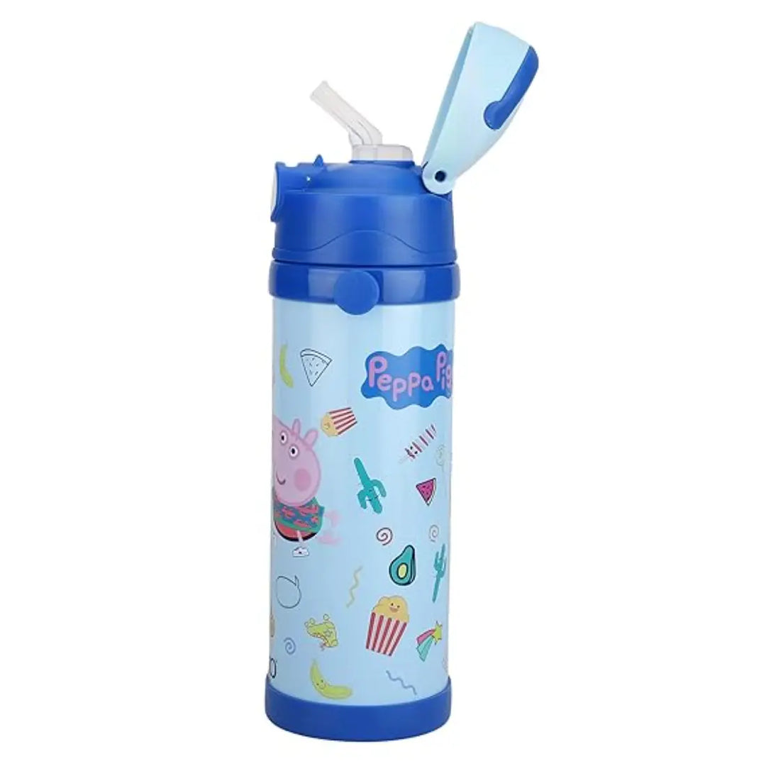 Peppa Pig Stainless Steel Bottle - Lucas (500 ml) - Blue