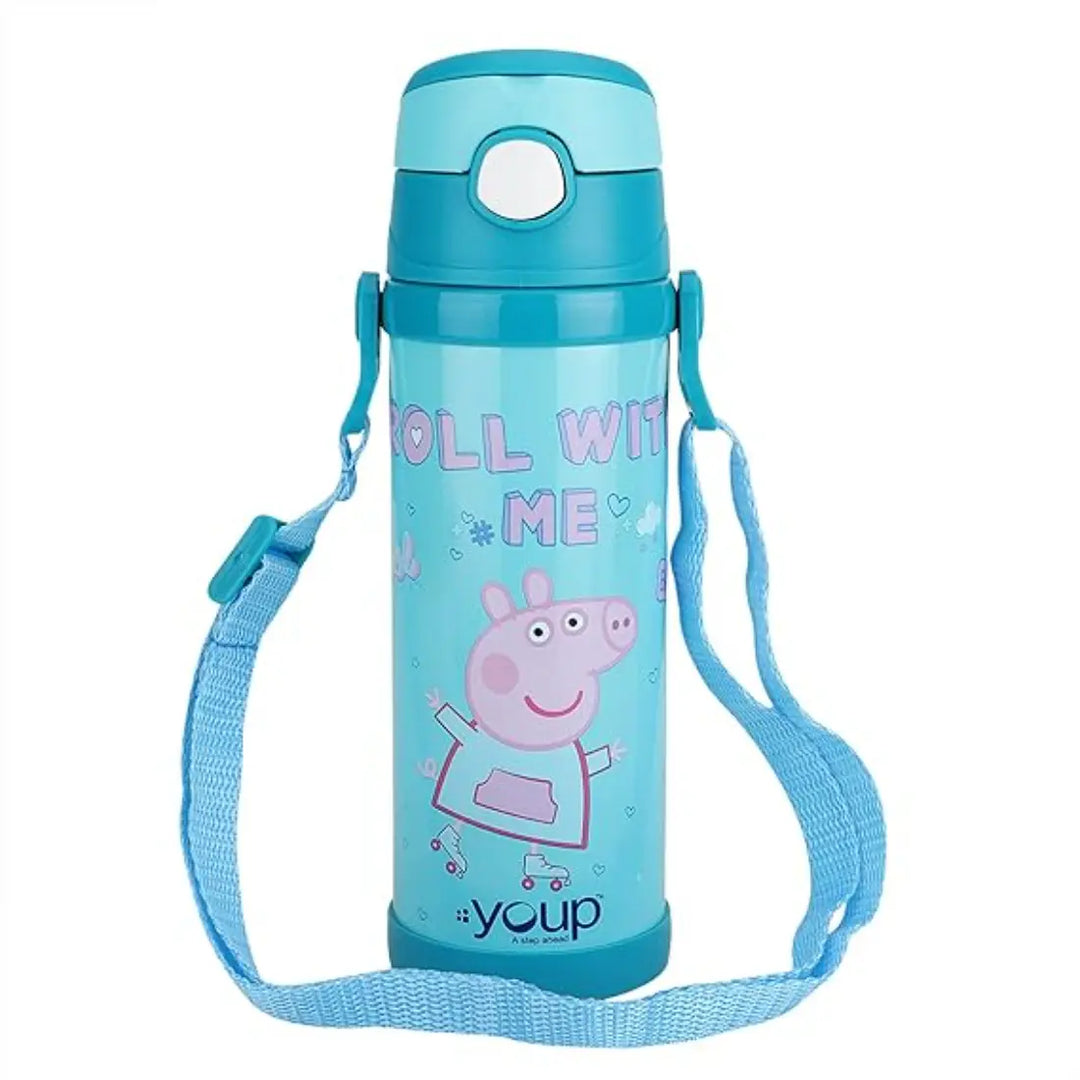 Peppa Pig Stainless Steel Bottle - Lucas (500 ml) - Green