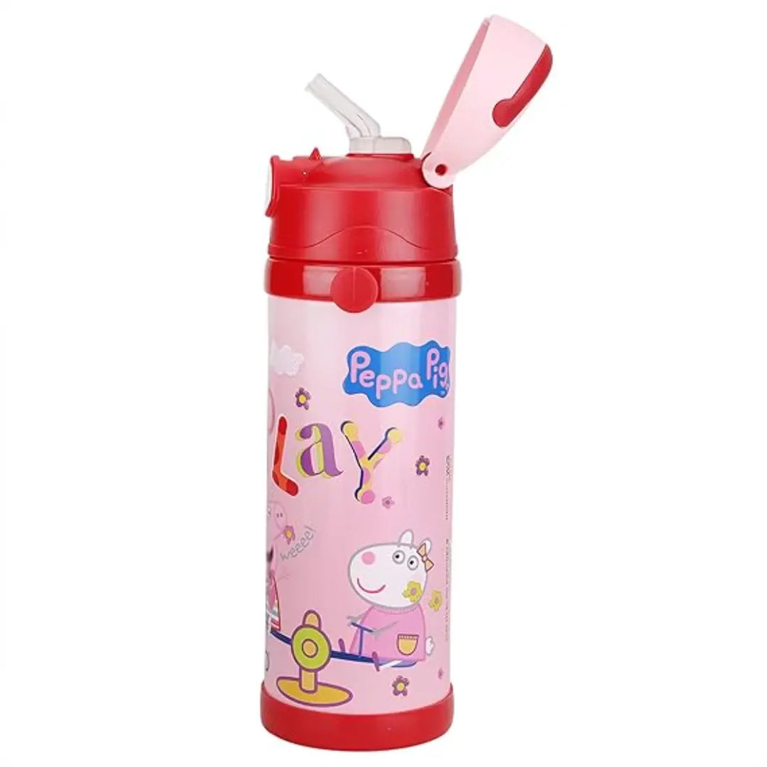 Peppa Pig Stainless Steel Bottle - Lucas (500 ml) - Pink