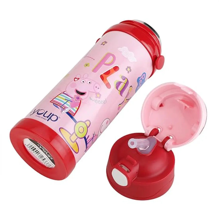 Peppa Pig Stainless Steel Bottle - Lucas (500 ml) - Pink