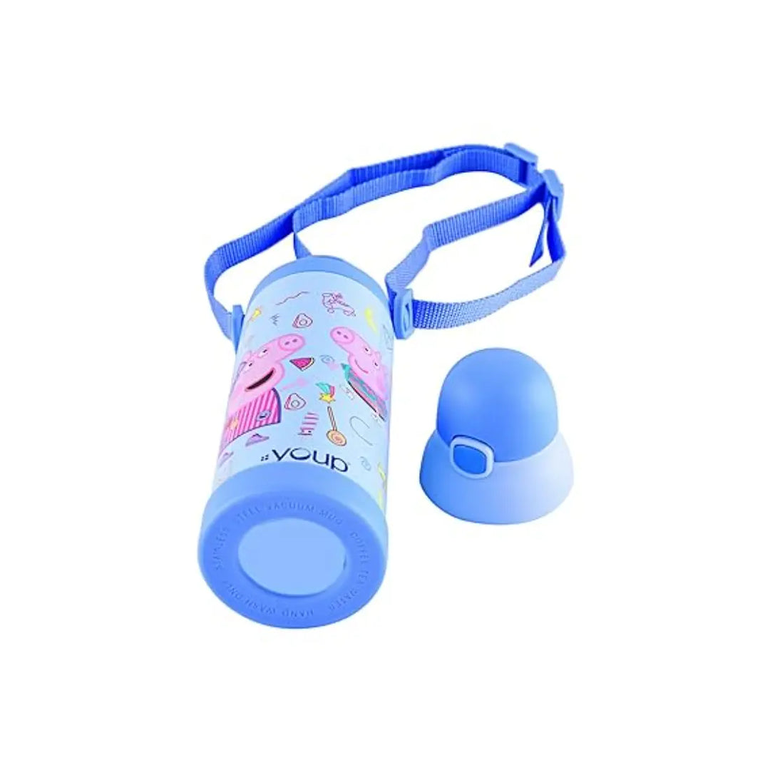 Peppa Pig Stainless Steel Bottle - Logan (500 ml) - Blue