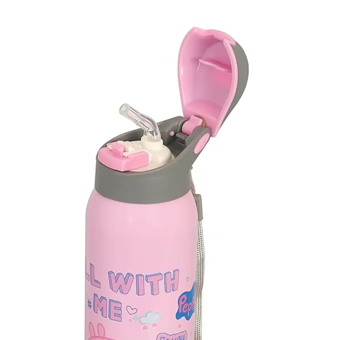 Peppa Pig Stainless Steel Bottle - Googlie (500 ml) - Pink