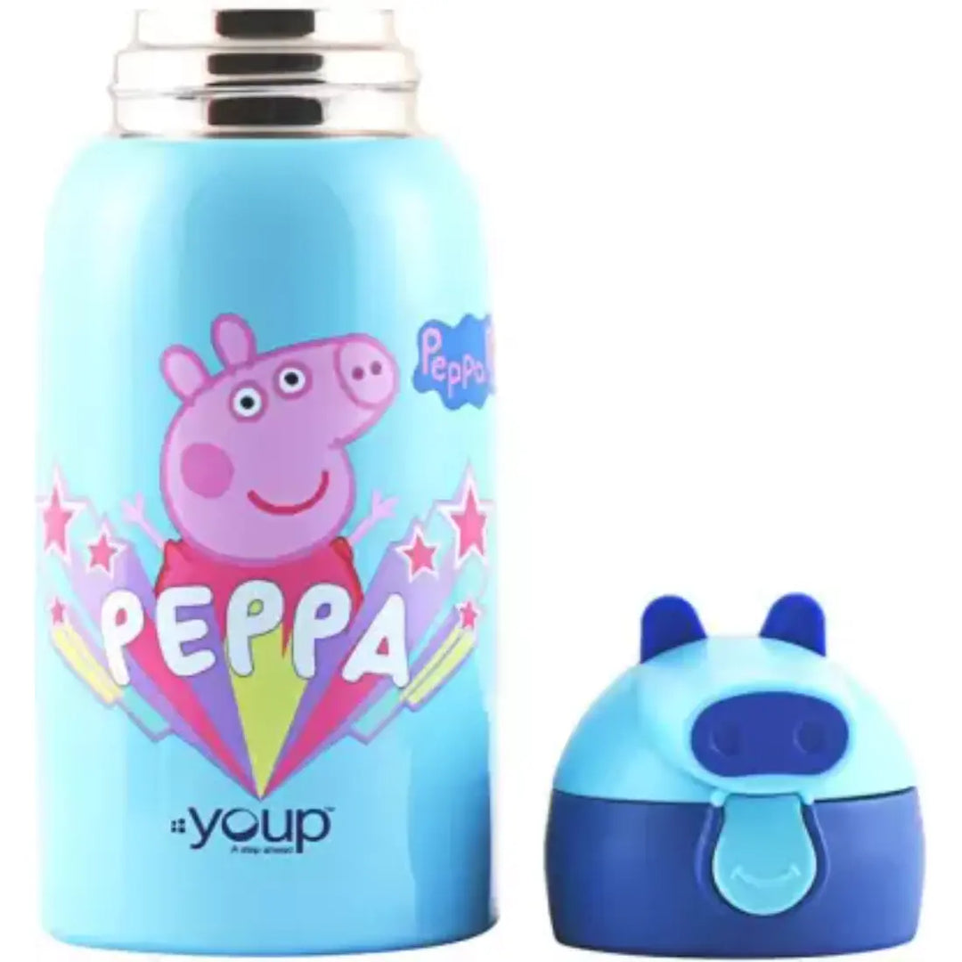 Peppa Pig Stainless Steel Bottle - Zippy (550 ml) - Blue