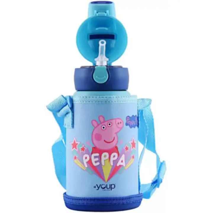 Peppa Pig Stainless Steel Bottle - Zippy (550 ml) - Blue