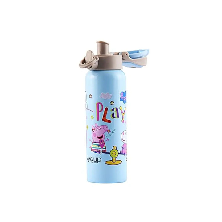 Peppa Pig Stainless Steel Bottle - Lyra (600 ml) - Blue