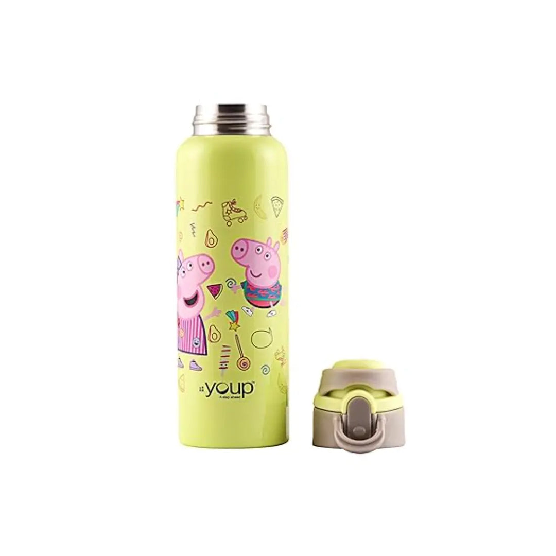 Peppa Pig Stainless Steel Bottle - Lyra (600 ml) - Green