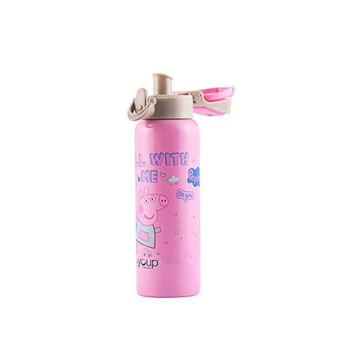 Peppa Pig Stainless Steel Bottle - Lyra (600 ml) - Pink