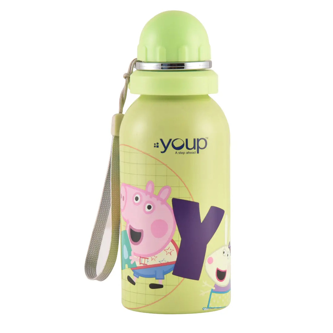 Peppa Pig Stainless Steel Bottle - Hybrid (500 ml) - Green