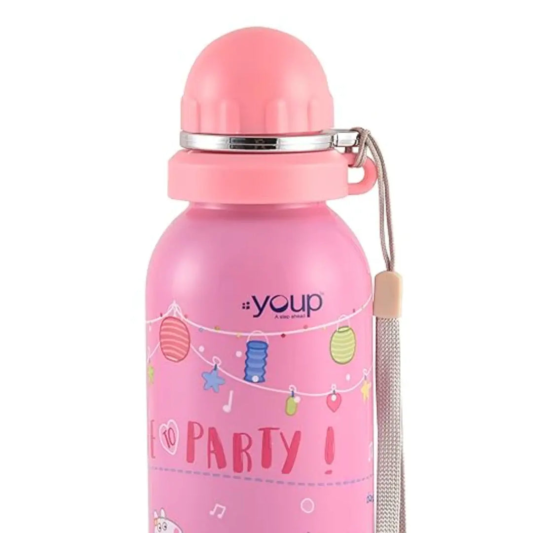 Peppa Pig Stainless Steel Bottle - Hybrid (500 ml) - Pink