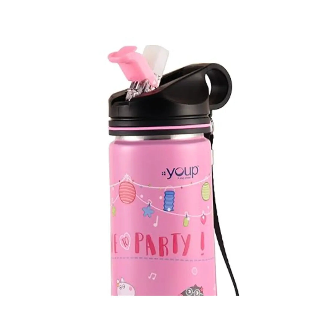 Peppa Pig Stainless Steel Bottle - Hypower (750 ml) - Pink