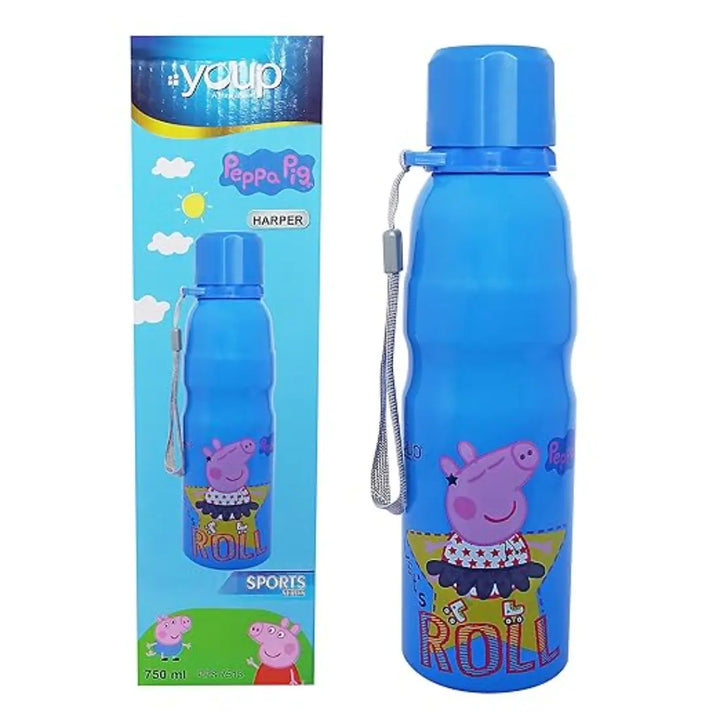 Peppa Pig Stainless Steel Bottle - Harper (750 ml) - Blue