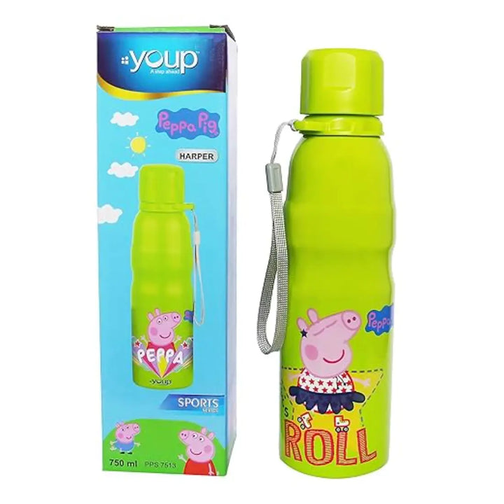 Peppa Pig Stainless Steel Bottle - Harper (750 ml) - Green