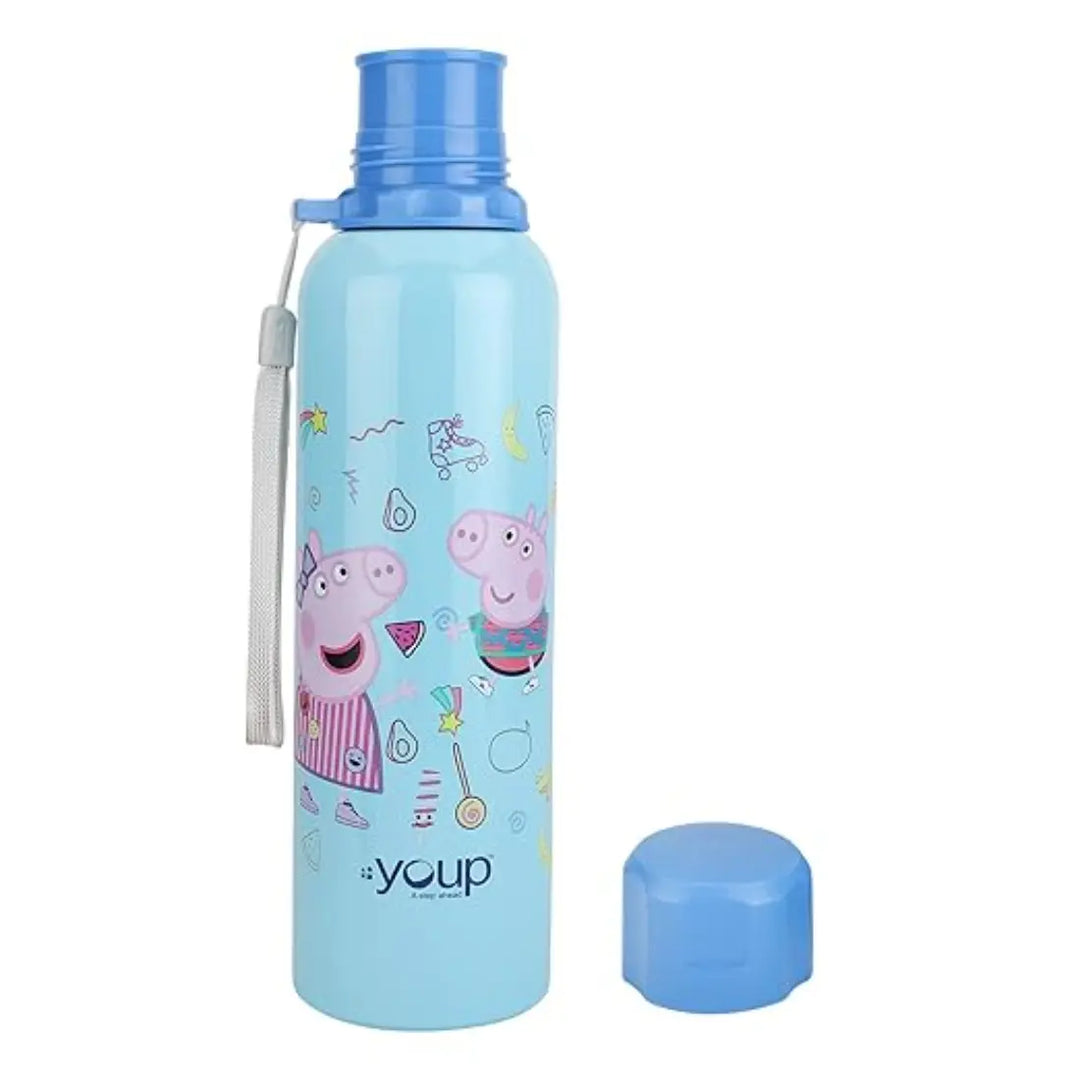 Peppa Pig Stainless Steel Bottle - Oscar (750 ml) - Blue