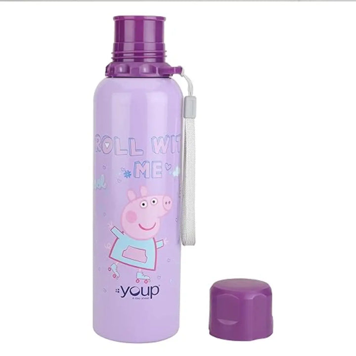 Peppa Pig Stainless Steel Bottle - Oscar (750 ml) - Purple