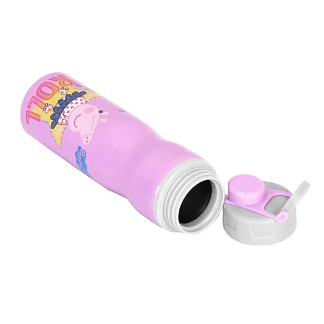 Peppa Pig Stainless Steel Bottle - Tuktuk (750 ml) - Purple