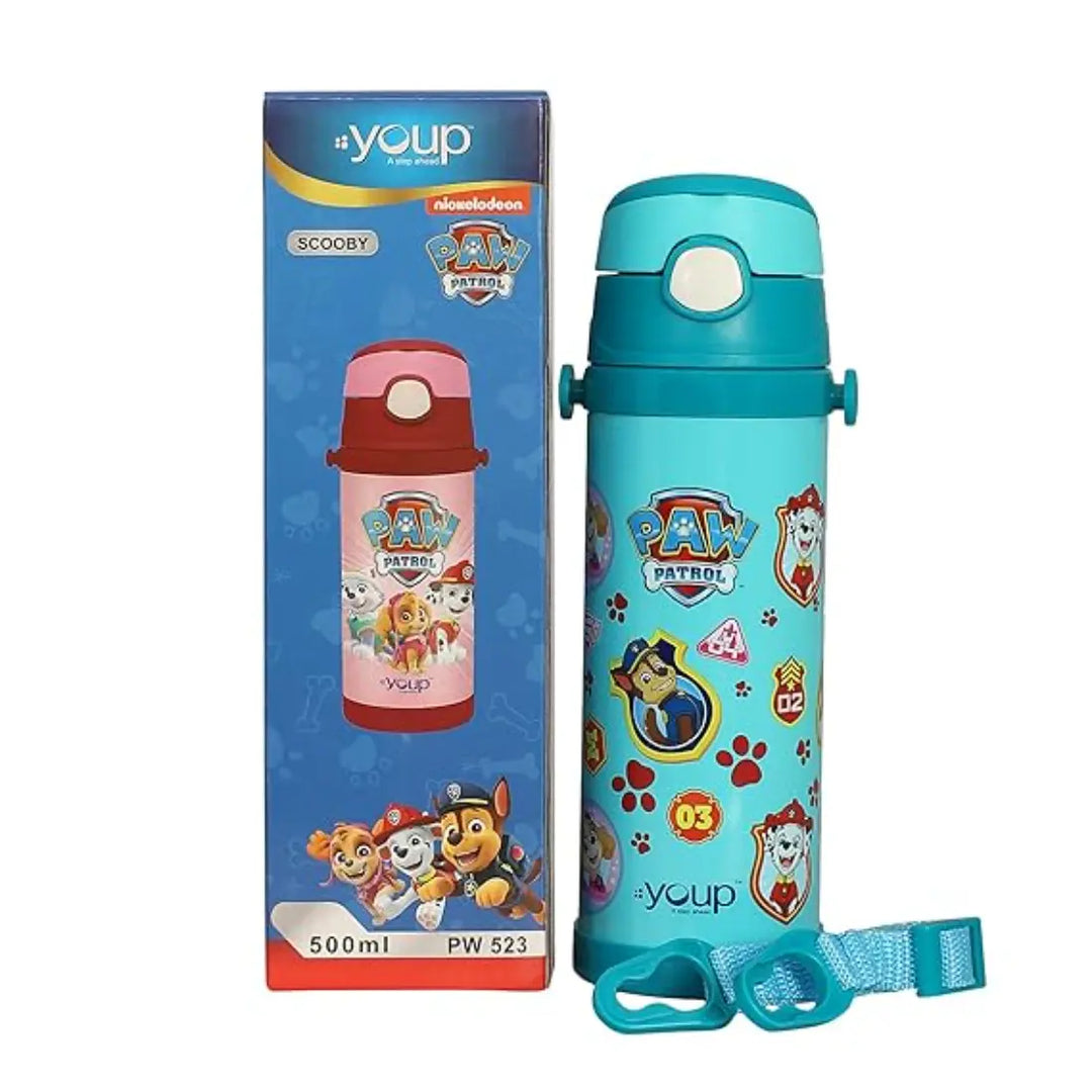 PAW Patrol Stainless Steel Bottle - Scooby (500 ml) - Green