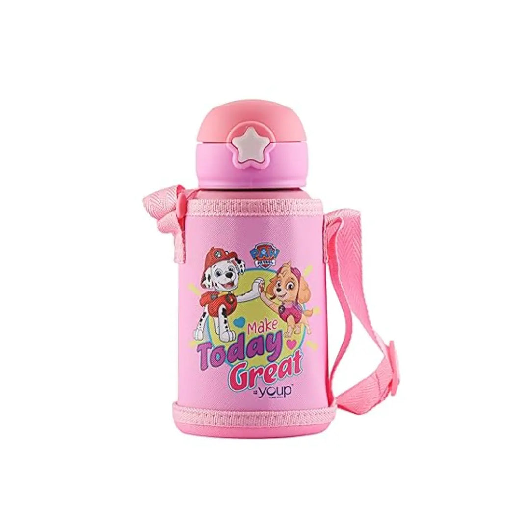 PAW Patrol Stainless Steel Bottle - Nippy (550 ml) - Pink